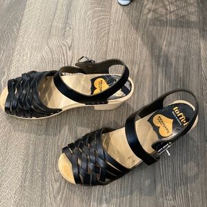 Swedish Hasbeens clog sandals